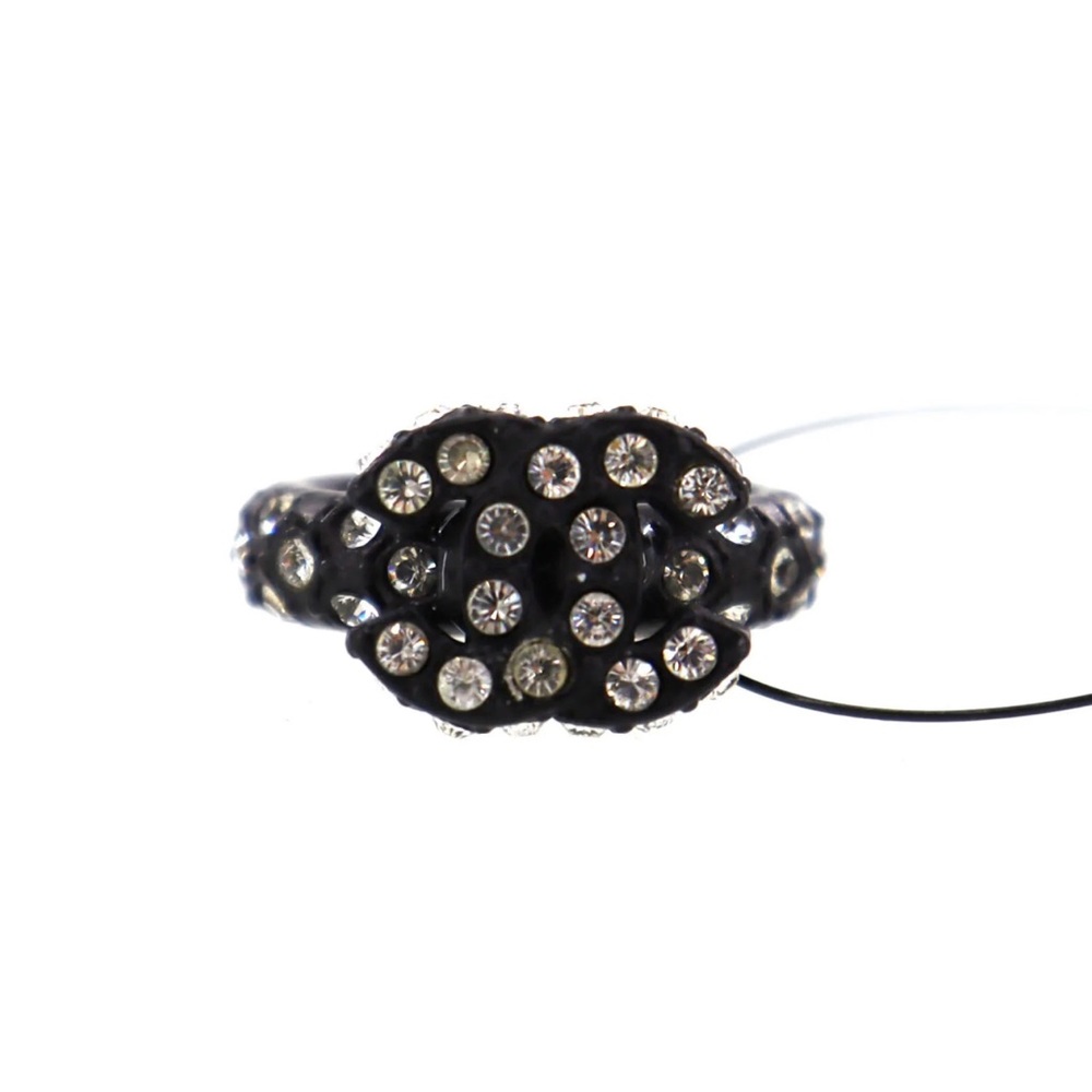 Chanel CC Rhinestone Ring - Picture 2 of 12